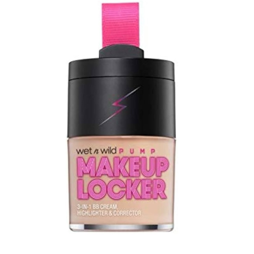 Wet N Wild Makeup Locker- 3-In-1 Sheer BB Cream, Highlighter & Corrector